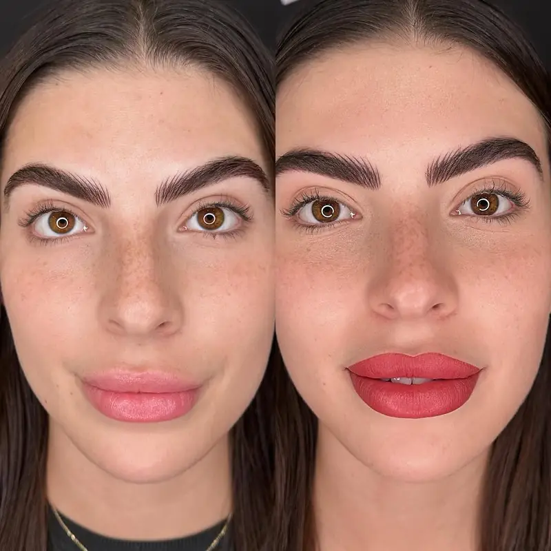 Lip blush transformation 💋